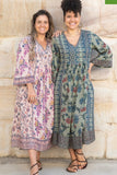 Soulsong Cleo Dress (pink or blue)