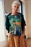 Olga de Polga Isla Blouse Tide