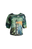 Olga de Polga Isla Blouse Tide