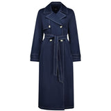 Moke Trench Coats - Navy/Taupe SALE