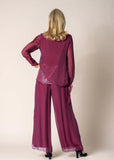 Imagine Silk Pants - Mulberry