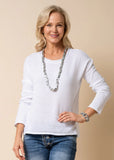 Imagine linen blend top