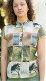 Lazybones Audrey Nature Studies Top