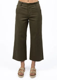 Humidity Margot Drill Pants Khaki