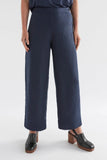 Elk Hersom Linen Pants - Navy