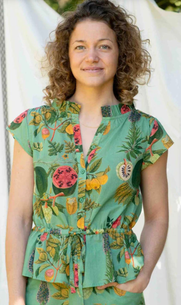 Lazybones Green Tropics Vida Top