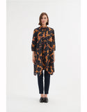 Tirelli Handkerchief Hem Print Shirt/Dress