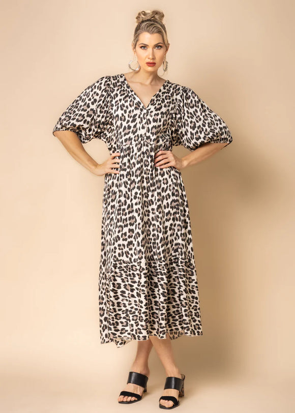 Imagine Leopard Print Juniper Dress