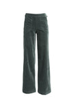 Olga de Polga Velvet Peggy Paris Pants - Forest Green