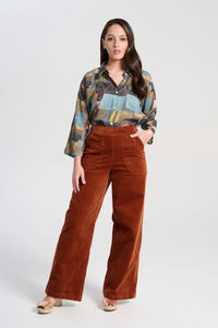 Olga De Polga Peggy Lou Pants - Caramel Cord